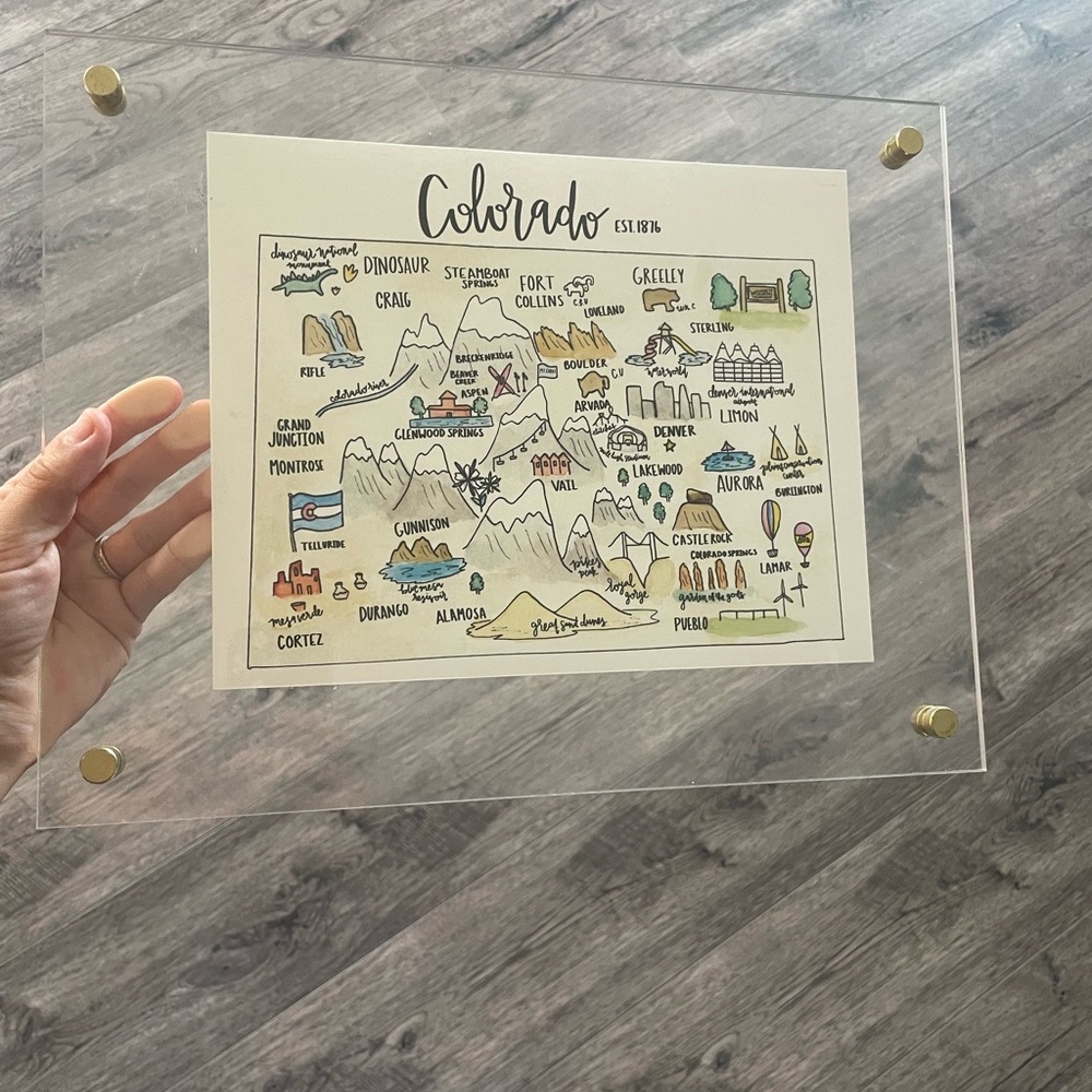Colorado framed art print